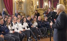 PYEONGCHANG 2018 - Fontana e Planker ricevono il tricolore da Mattarella