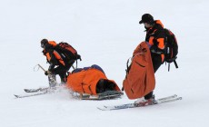 Va a sciare violando la zona rossa, scoperto perché si rompe una gamba