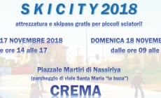 CREMA - Il 17 e 18 novembre i bambini sciano gratis in città